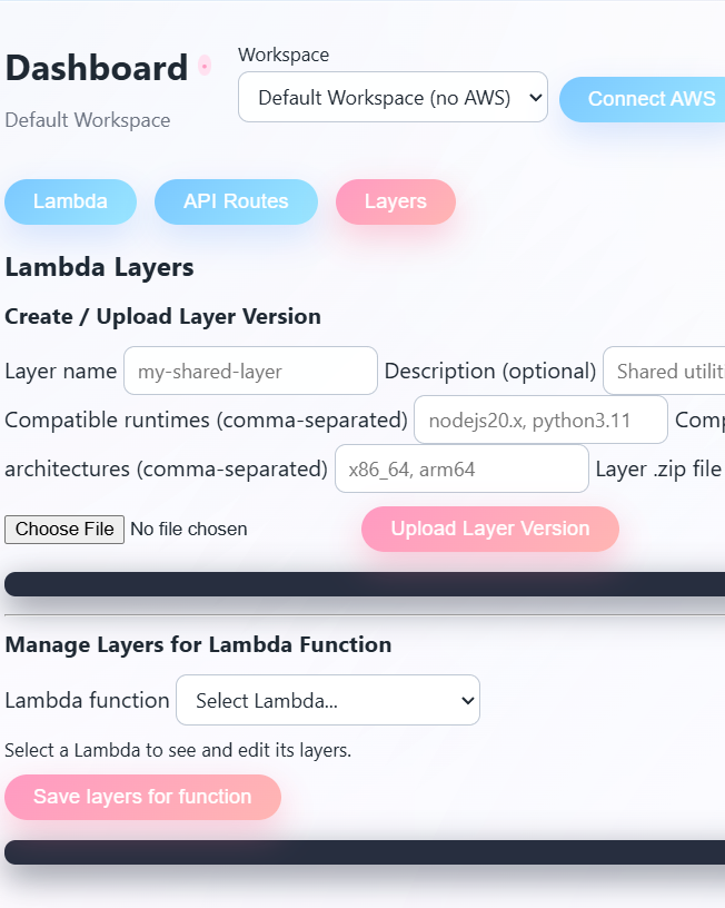 Magixtry Studio logs view